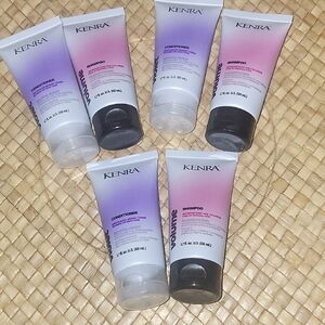 Bundle Of 6. Kenra Volume Shampoo and Conditioner Set - Purple and White
